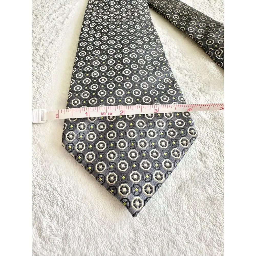 Banana republic mixed print grey tie